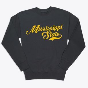 Mississippi State Mississippi Vintage Team Premium Crewneck Sweatshirt