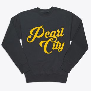 Pearl City Hawaii Vintage Team Premium Crewneck Sweatshirt