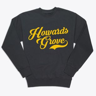 Howards Grove Wisconsin Vintage Team Premium Crewneck Sweatshirt