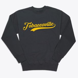 Tobaccoville North Carolina Vintage Team Premium Crewneck Sweatshirt