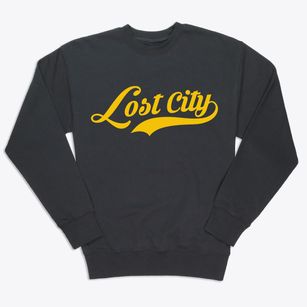 Lost City Oklahoma Vintage Team Premium Crewneck Sweatshirt