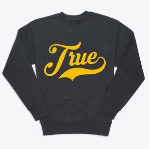 True Wisconsin Vintage Team Premium Crewneck Sweatshirt