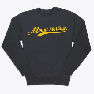 Mount Sterling Iowa Vintage Team Premium Crewneck Sweatshirt