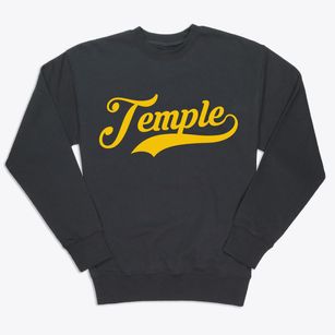 Temple Texas Vintage Team Premium Crewneck Sweatshirt