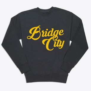 Bridge City Texas Vintage Team Premium Crewneck Sweatshirt