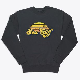 Sea Cliff New York Sublime Sunset Premium Crewneck Sweatshirt