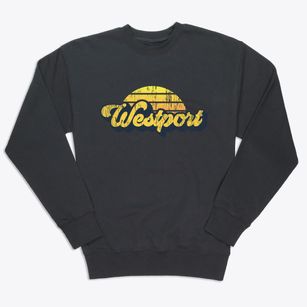 Westport Wisconsin Sublime Sunset Premium Crewneck Sweatshirt