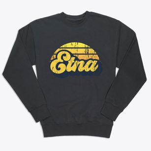 Etna Maine Sublime Sunset Premium Crewneck Sweatshirt
