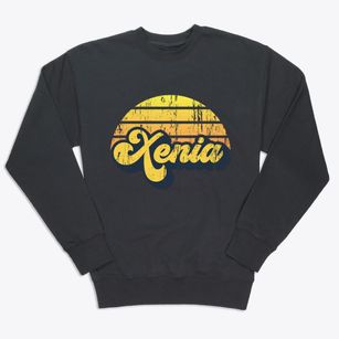 Xenia Ohio Sublime Sunset Premium Crewneck Sweatshirt