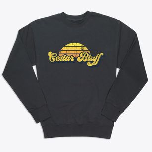 Cedar Bluff Virginia Sublime Sunset Premium Crewneck Sweatshirt