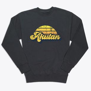 Akutan Alaska Sublime Sunset Premium Crewneck Sweatshirt