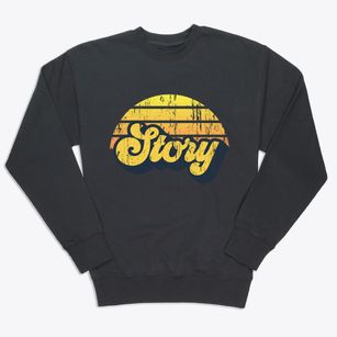 Story Wyoming Sublime Sunset Premium Crewneck Sweatshirt