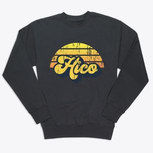 Hico West Virginia Sublime Sunset Premium Crewneck Sweatshirt