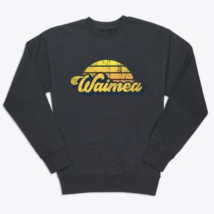 Waimea Hawaii Sublime Sunset Premium Crewneck Sweatshirt
