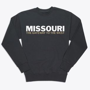  Missouri White and Gold Premium Crewneck Sweatshirt
