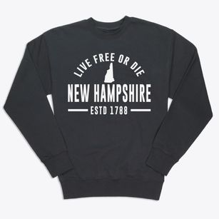  New Hampshire Motto Premium Crewneck Sweatshirt