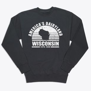  Wisconsin Sunset Premium Crewneck Sweatshirt
