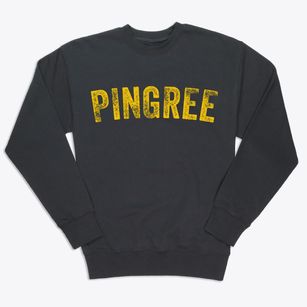 Pingree North Dakota Timeless Retro Premium Crewneck Sweatshirt
