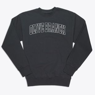 Olive Branch Illinois Trendy Block Premium Crewneck Sweatshirt