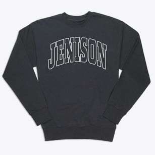 Jenison Michigan Trendy Block Premium Crewneck Sweatshirt
