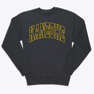 Kaneohe Hawaii Trendy Block Premium Crewneck Sweatshirt