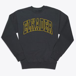 Elkader Iowa Trendy Block Premium Crewneck Sweatshirt