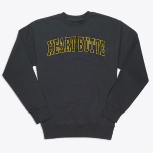 Heart Butte Montana Trendy Block Premium Crewneck Sweatshirt