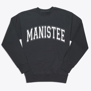 Manistee Michigan Varsity Premium Crewneck Sweatshirt