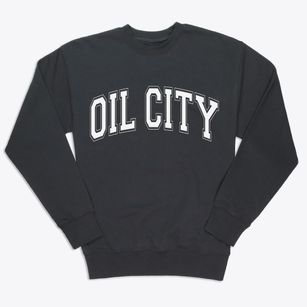 Oil City Louisiana Varsity Premium Crewneck Sweatshirt
