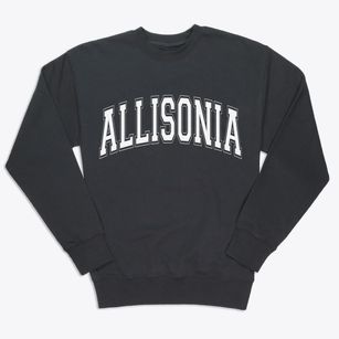 Allisonia Virginia Varsity Premium Crewneck Sweatshirt