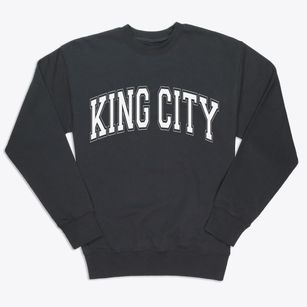 King City California Varsity Premium Crewneck Sweatshirt