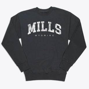 Mills Wyoming Urban Vibe Premium Crewneck Sweatshirt