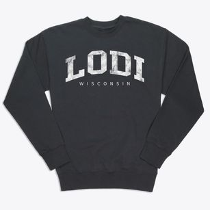 Lodi Wisconsin Urban Vibe Premium Crewneck Sweatshirt