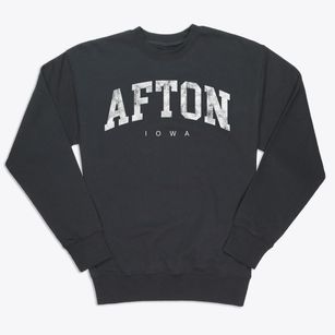 Afton Iowa Urban Vibe Premium Crewneck Sweatshirt