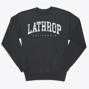 Lathrop California Urban Vibe Premium Crewneck Sweatshirt