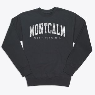 Montcalm West Virginia Urban Vibe Premium Crewneck Sweatshirt