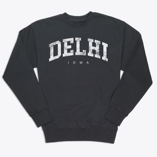 Delhi Iowa Urban Vibe Premium Crewneck Sweatshirt