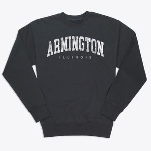 Armington Illinois Urban Vibe Premium Crewneck Sweatshirt