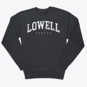 Lowell Kansas Urban Vibe Premium Crewneck Sweatshirt