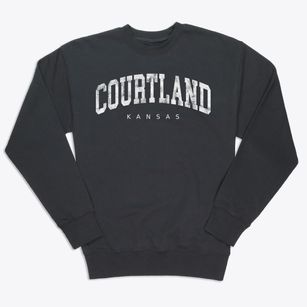 Courtland Kansas Urban Vibe Premium Crewneck Sweatshirt