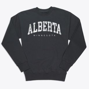 Alberta Minnesota Urban Vibe Premium Crewneck Sweatshirt