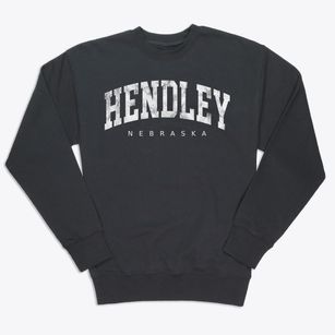 Hendley Nebraska Urban Vibe Premium Crewneck Sweatshirt