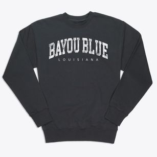 Bayou Blue Louisiana Urban Vibe Premium Crewneck Sweatshirt