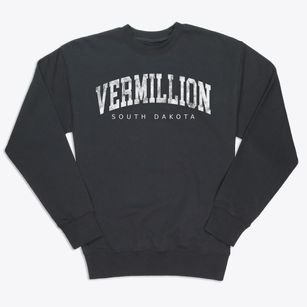 Vermillion South Dakota Urban Vibe Premium Crewneck Sweatshirt
