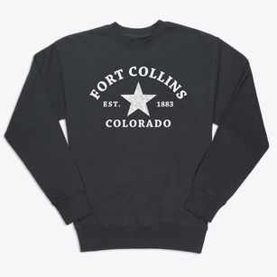 Fort Collins Colorado Star Premium Crewneck Sweatshirt
