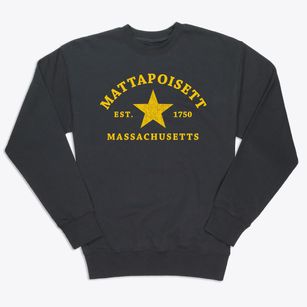 Mattapoisett Massachusetts Star Premium Crewneck Sweatshirt