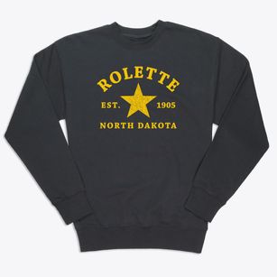 Rolette North Dakota Star Premium Crewneck Sweatshirt