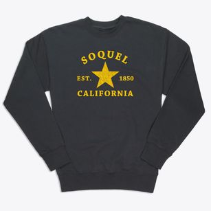 Soquel California Star Premium Crewneck Sweatshirt