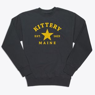 Kittery Maine Star Premium Crewneck Sweatshirt