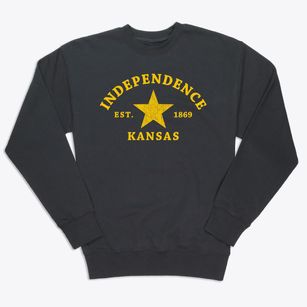 Independence Kansas Star Premium Crewneck Sweatshirt